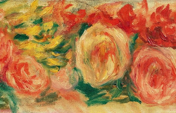 Lot 38 Pierre Auguste Renoir Jeté de fleurs (fragment) – sold for 176400 at Sotheby’s sml