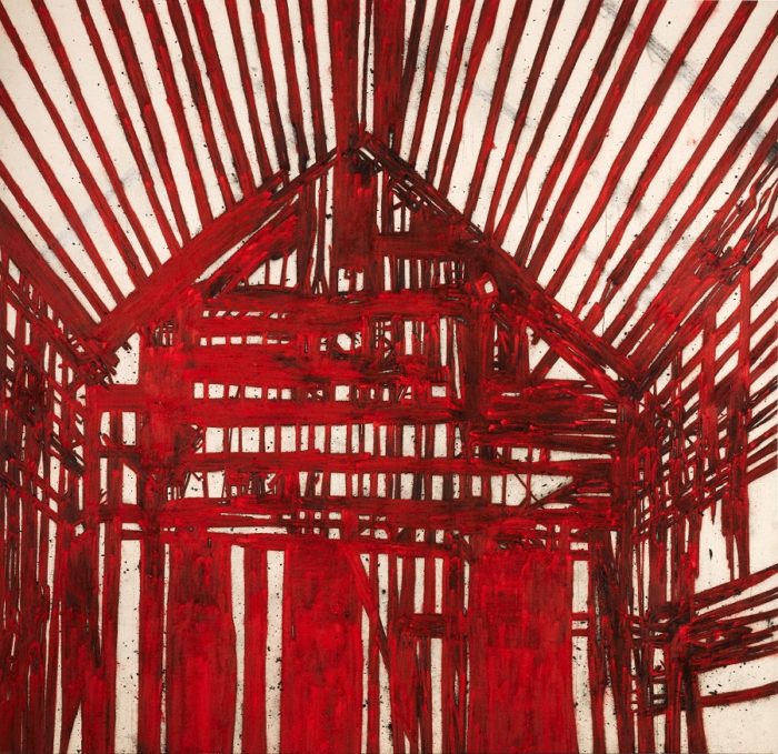 Tony Bevan, Red Interior, 1999, Sotheby’s sml