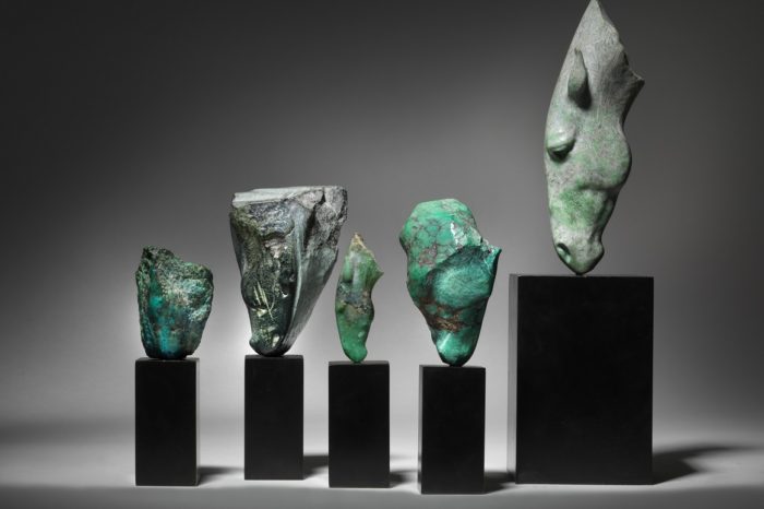 Nic Fiddian Green Sculpted in Stone at Sladmore Gallery 2