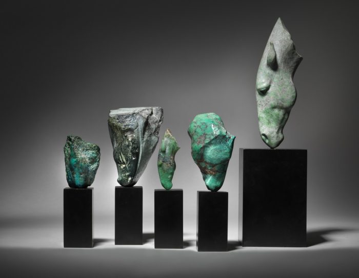 Nic Fiddian Green Sculpted in Stone at Sladmore Gallery 2