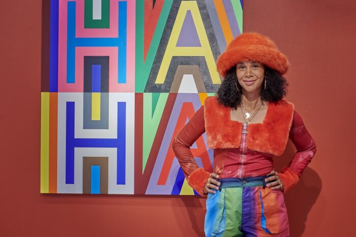 Artist Lakwena Maciver with