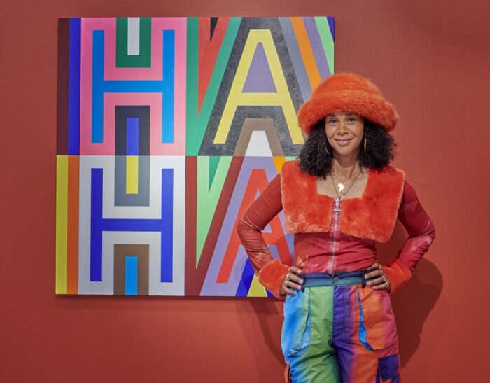 Artist Lakwena Maciver with