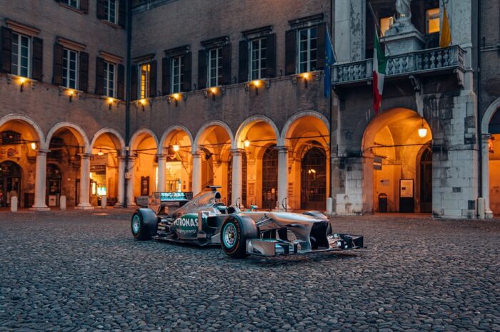 The Confluence of Champions–Lewis Hamilton s First Race Winning Mercedes F1 Car and Tom Brady s Final Game Worn Jersey Head to Auction_0