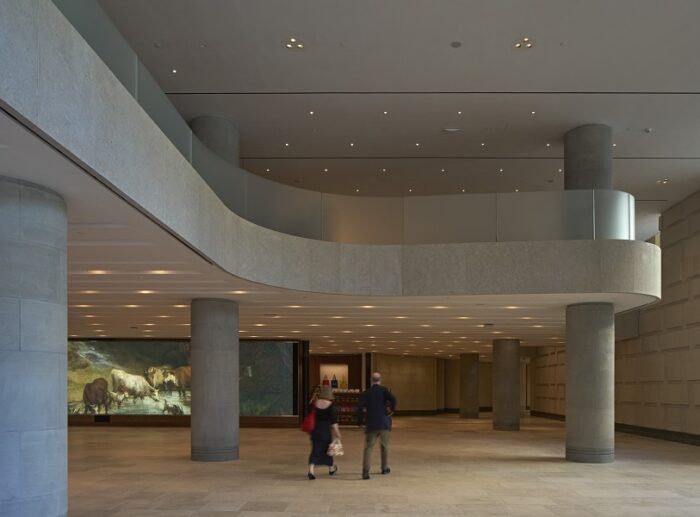 © The National Gallery, London. Photo Edmund Sumner Sainsbury Wing Foyer looking North 2