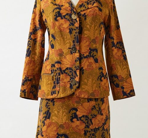 Printed cotton suit in Liberty fabric, Mary Quant for Ginger Group, c.1965.