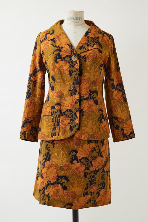 Printed cotton suit in Liberty fabric, Mary Quant for Ginger Group, c.1965.