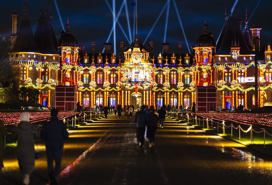 Christmas at Waddesdon 2025, House Projections © Waddesdon Manor Image Library. Photo Will Amlot (24)